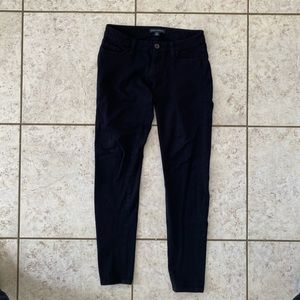 banana republic black dress pants stretch style size 0 like new condition